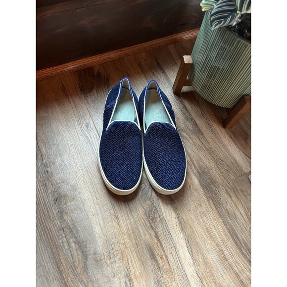 Rothy's The Slip On Terry Sapphire Fabric Low Top Lifestyle Sneakers Women’s 6.5 - Picture 5 of 11